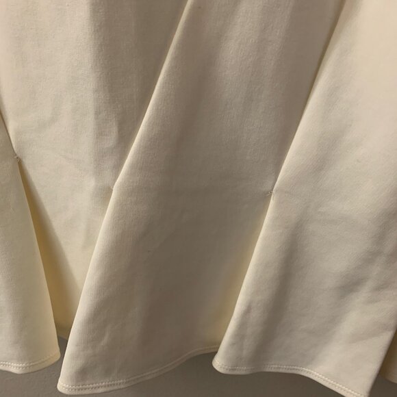 White Pleated Short Sleeve J.Crew Shirt - Picture 4 of 6